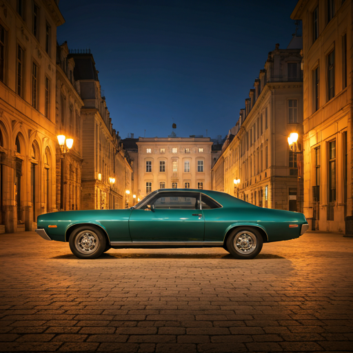 Premium classic American muscle car